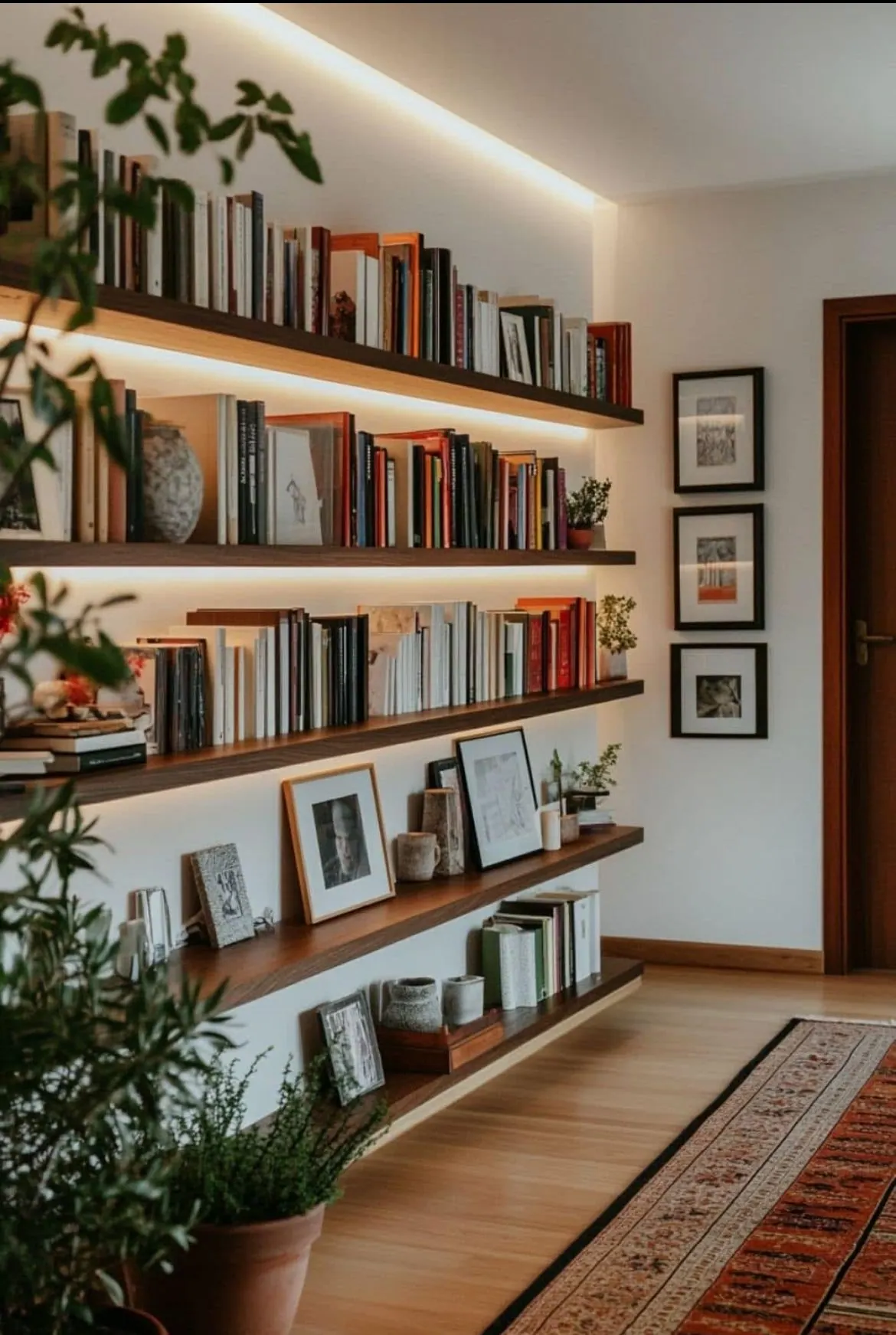 Library wall