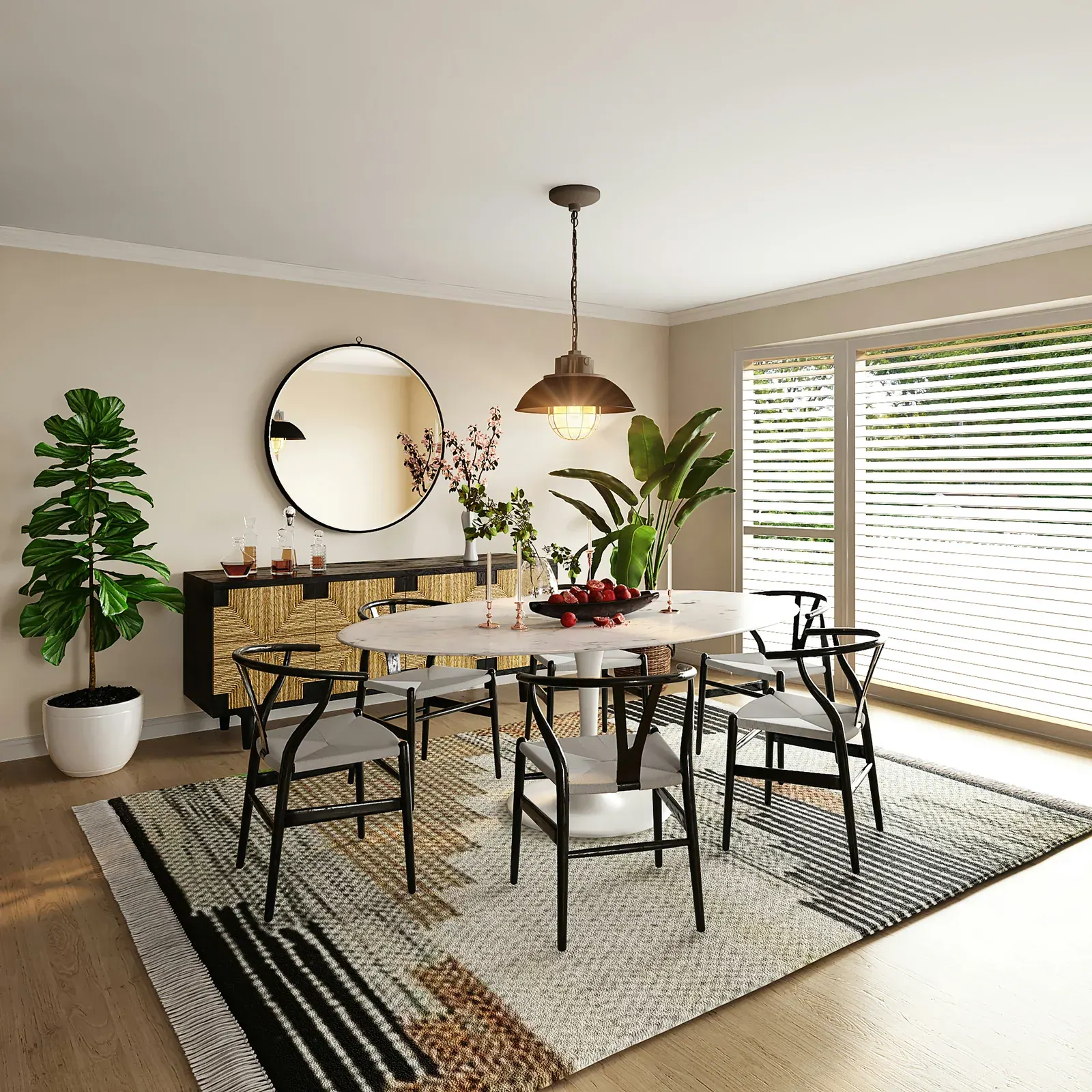 A room in the Modern Contemporary palette